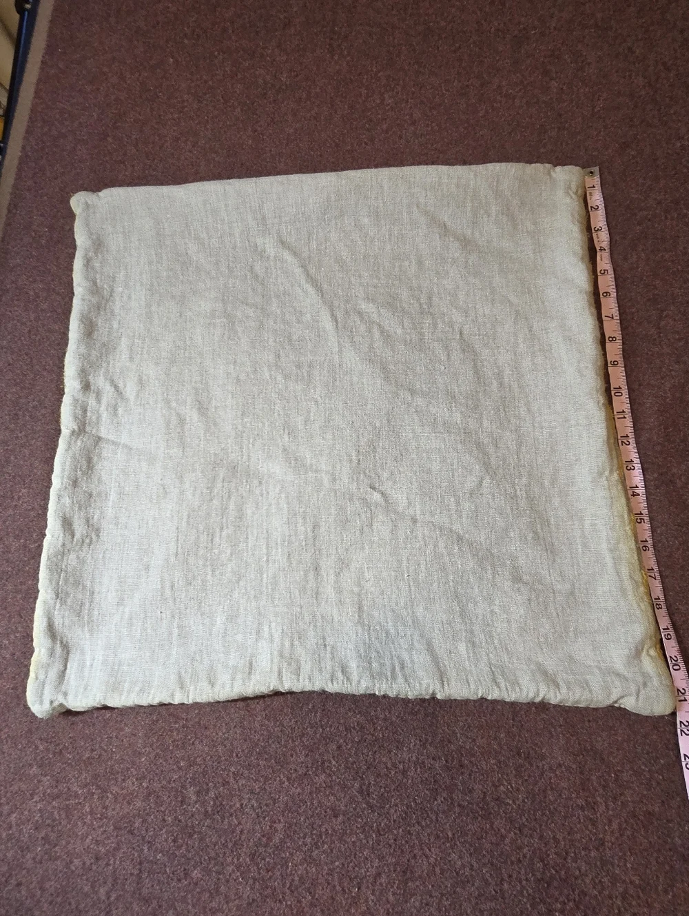 Pillow Case 22x22 No Tag Feels Like Cotton